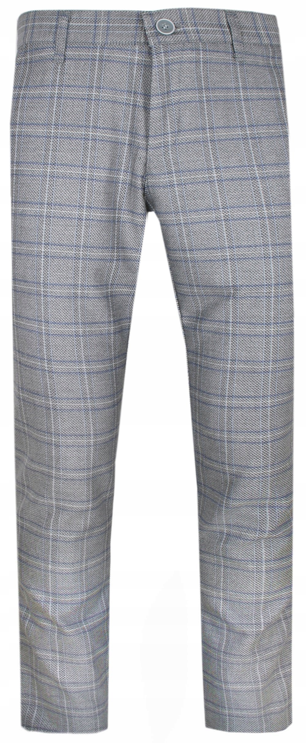 Šedé kalhoty, velká mřížka Rigon 36/32
