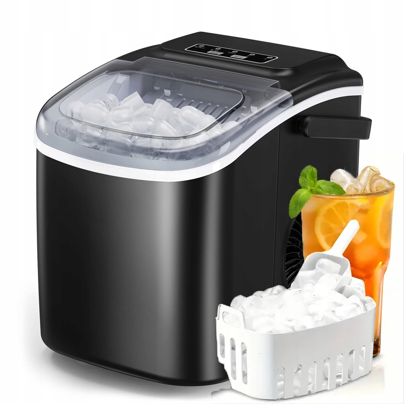 Výrobník Ledu 12 Kg Domácí Tichý Stroj Na Expresní Led 95 W Přenosný