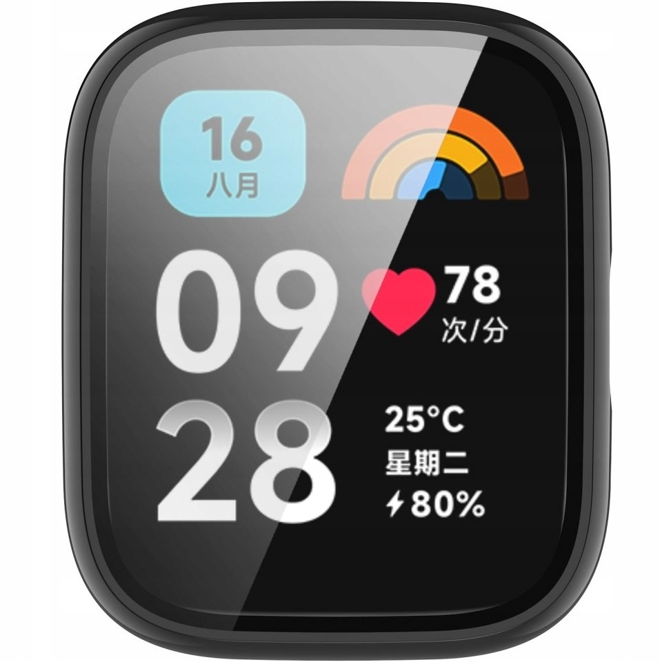 2w1 ETUI + SZKŁO HARTOWANE DO REDMI WATCH 3 ACTIVE CASE OBUDOWA Materiał tworzywo sztuczne