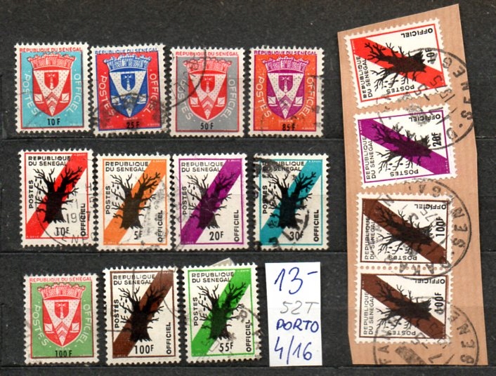 Senegal 52 T , nr 4/ 16 , porto