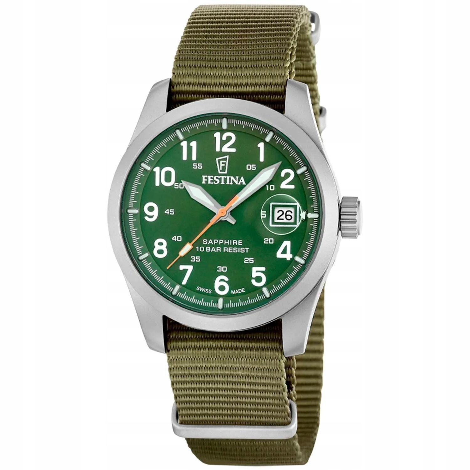 Pánské Hodinky Festina F20082-2 zelený pásek