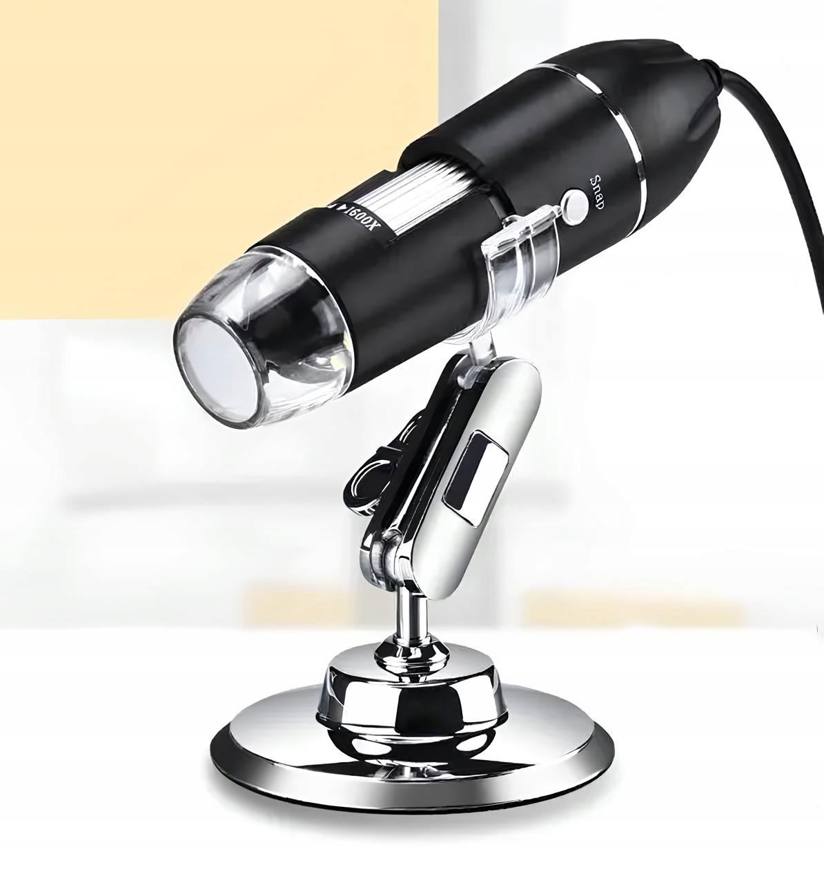 Elektronický Usb mikroskop s 1600x zoomem. Digitální Usb mikroskop