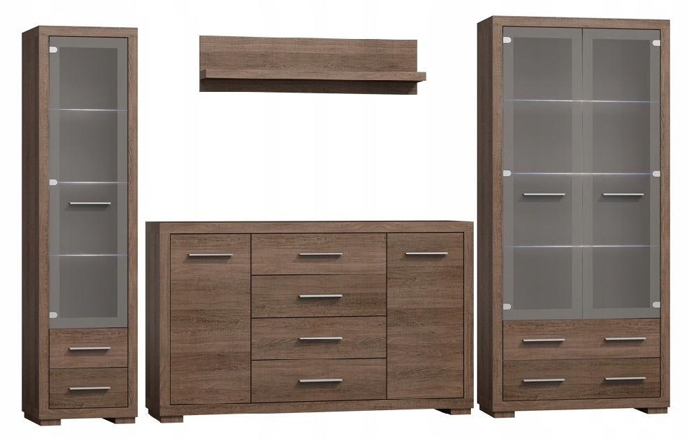 witryna duża szeroka regał zamykany szybą Vegas 13 Kod producenta v-13