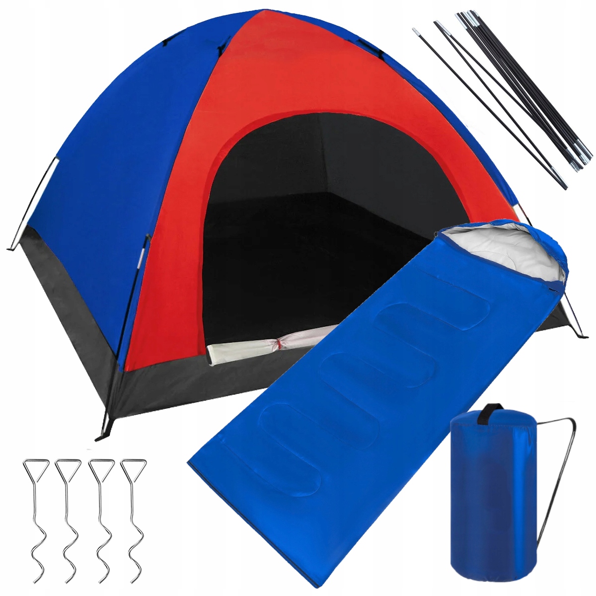 Sada 2v1 Stan Iglo 190x190 Turistický Spací Pytel Přikrývka Mumie