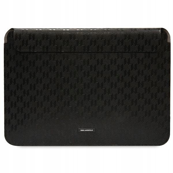 Obal Karl Lagerfeld Saffiano Plaque na notebook 14" čierny