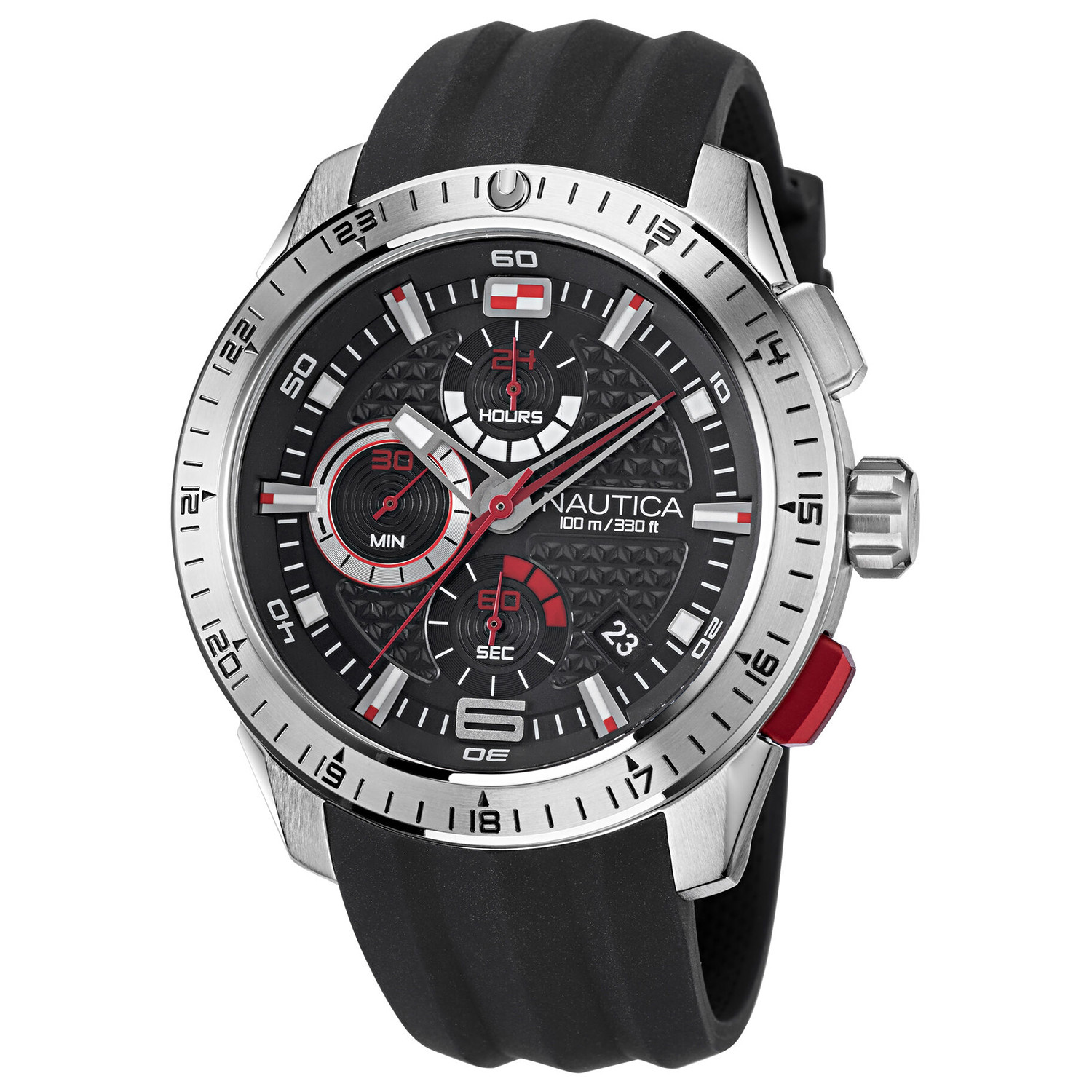 Pánské Hodinky Nautica NAPNSF109 černý pásek