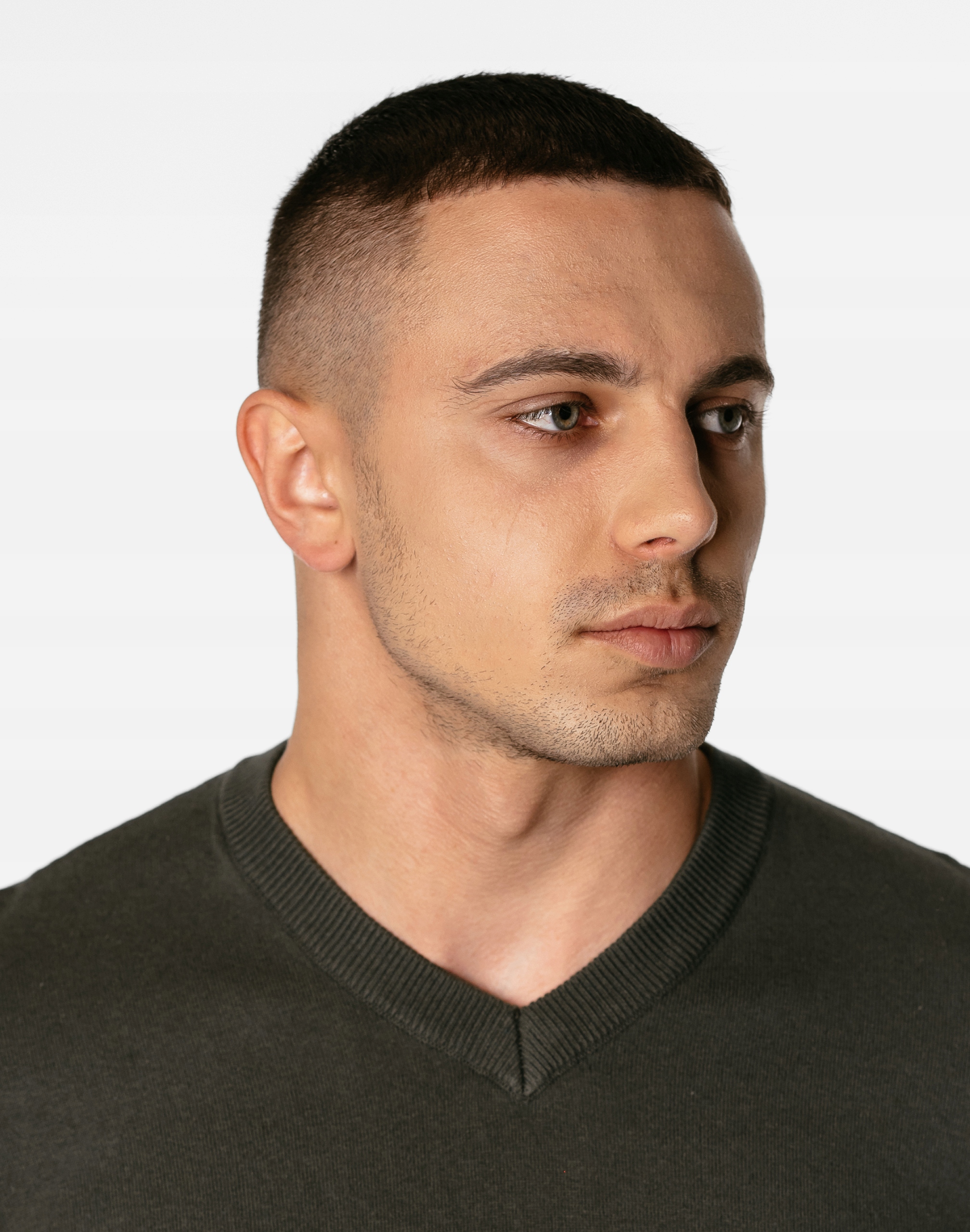 Cienki Sweterek Sweter Męski w Serek S1S C119 r XL Rozmiar XL