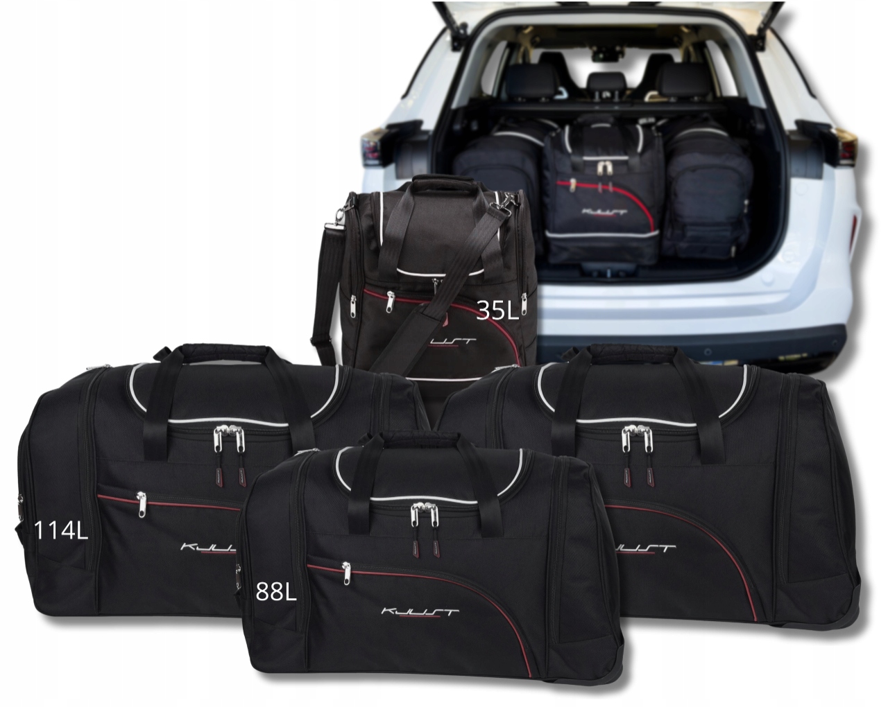 ZESTAW TOREB DO BAGAŻNIKA KJUST CHERY TIGGO 7 PHEV 2025+