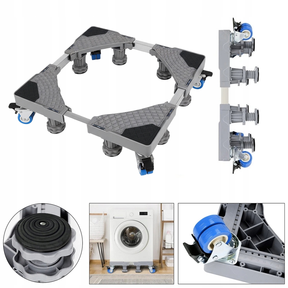 Regulowana Podstawa Ruchoma Pod Zmywarkę Z Łatwym Montażem I Czyszczeniem