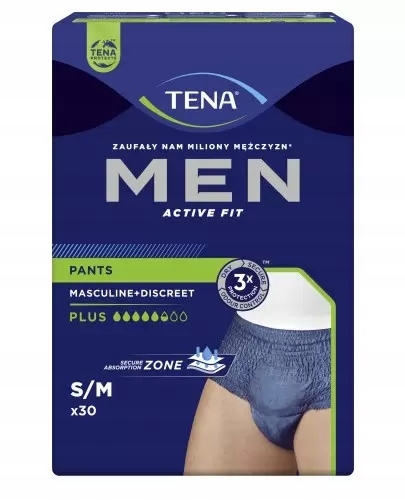 

Tena Men Pants Plus męskie majtki chłonne M 30 szt