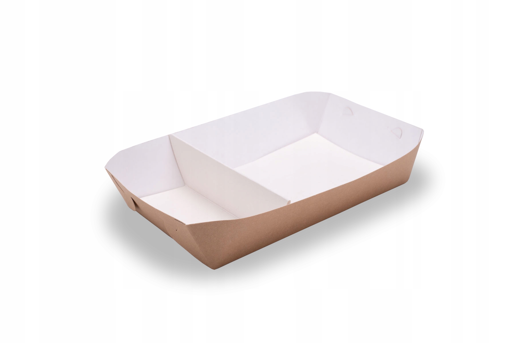 

Tacki papierowe na wynos 2dzielne 23x13x5cm 100szt