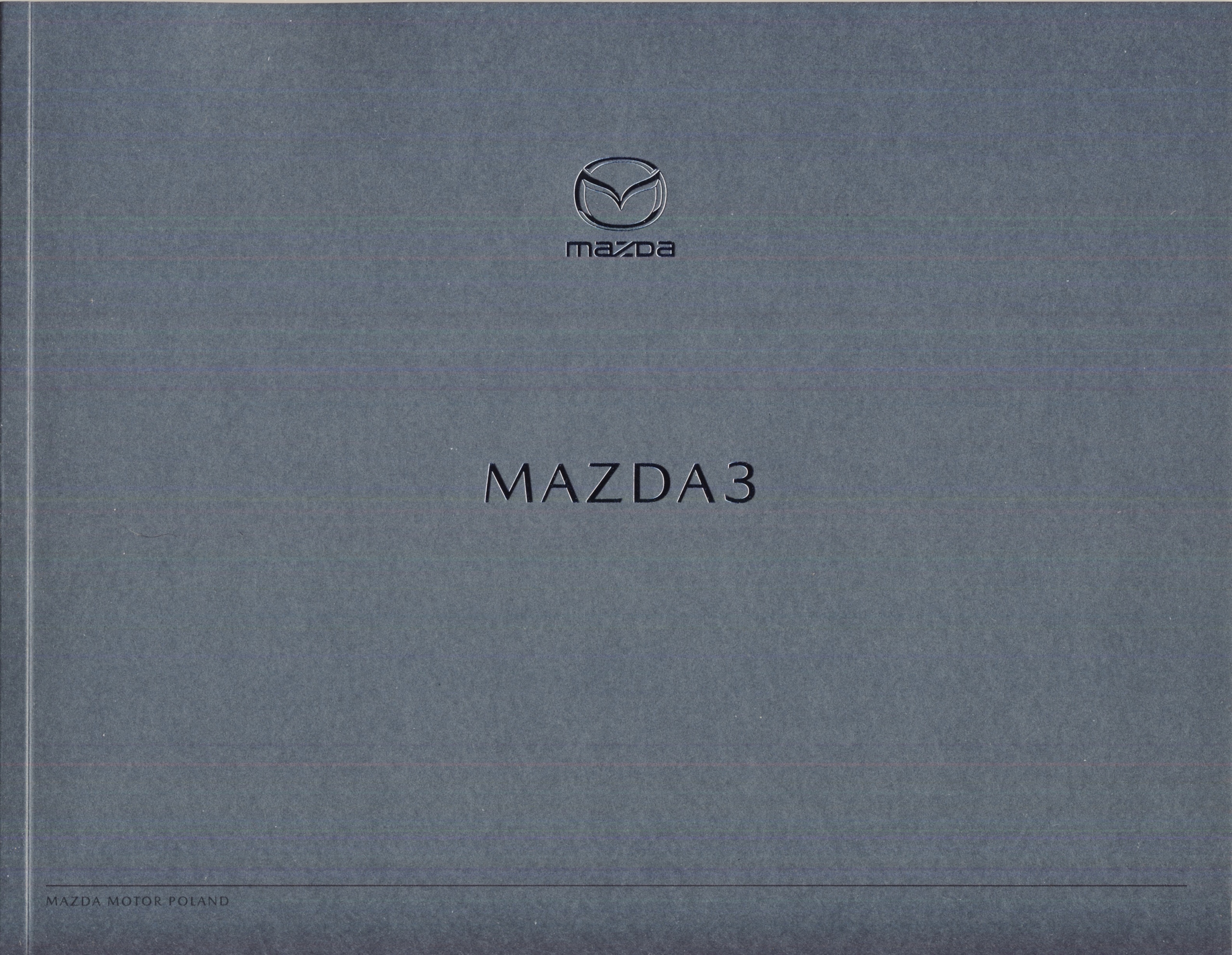Mazda 3 prospekt 07 2020 model 2021 polski