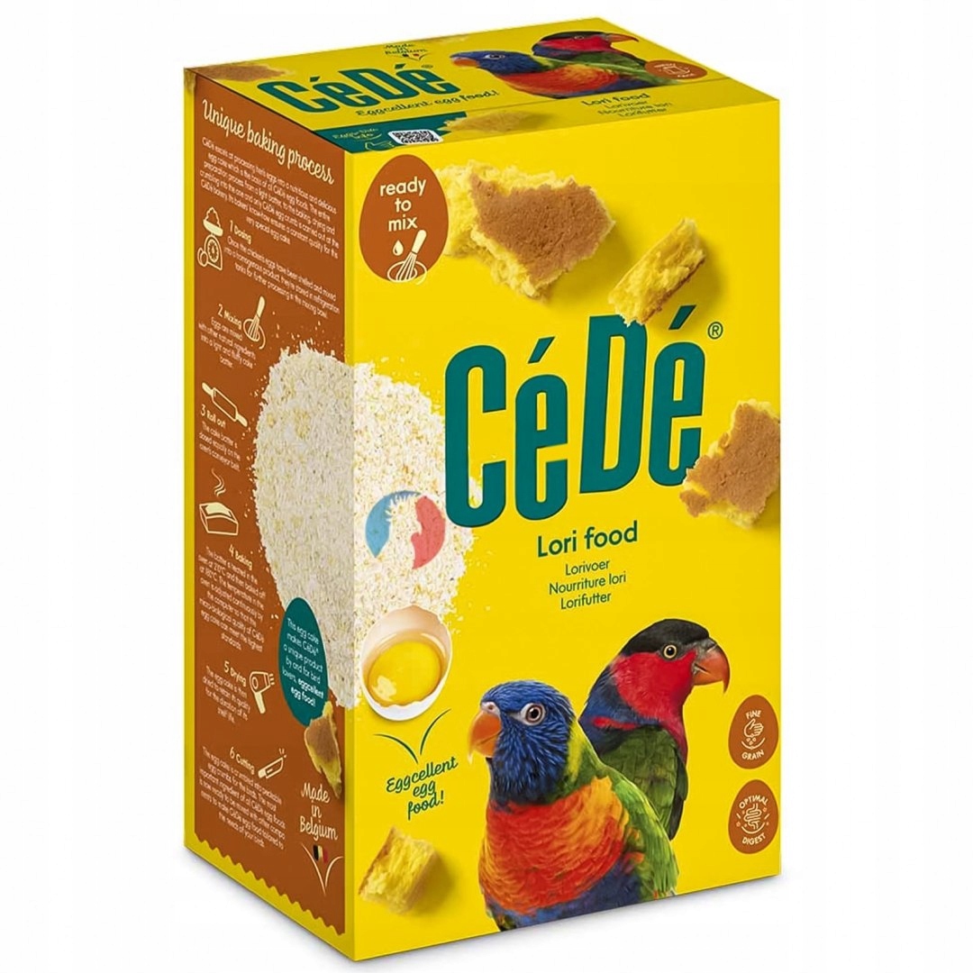 CeDe Lorifood 1 kg – krmivo pro lorysy a závěsné papoušky