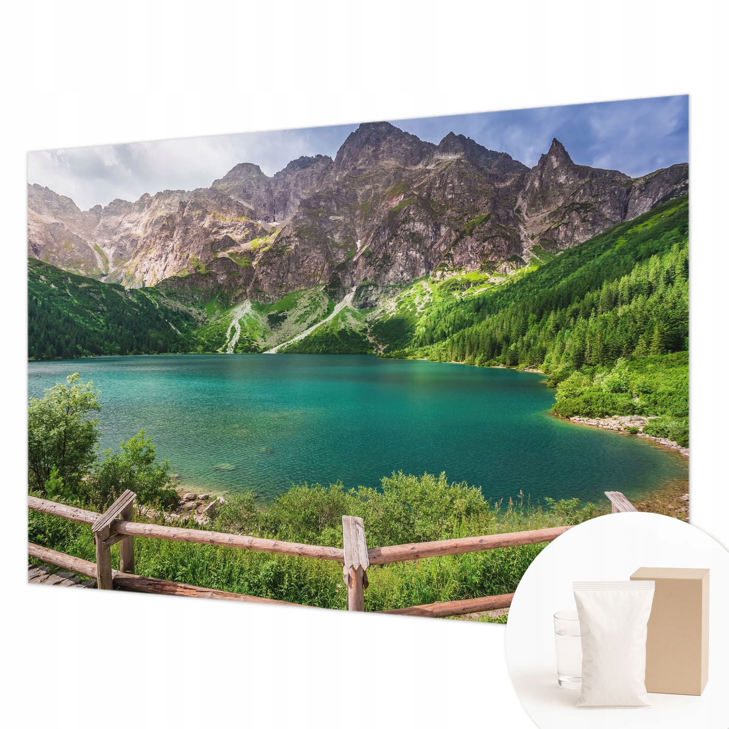 Flizelinová fototapeta do dětského pokoje lepidlo Horská krajina 312 x 219 cm