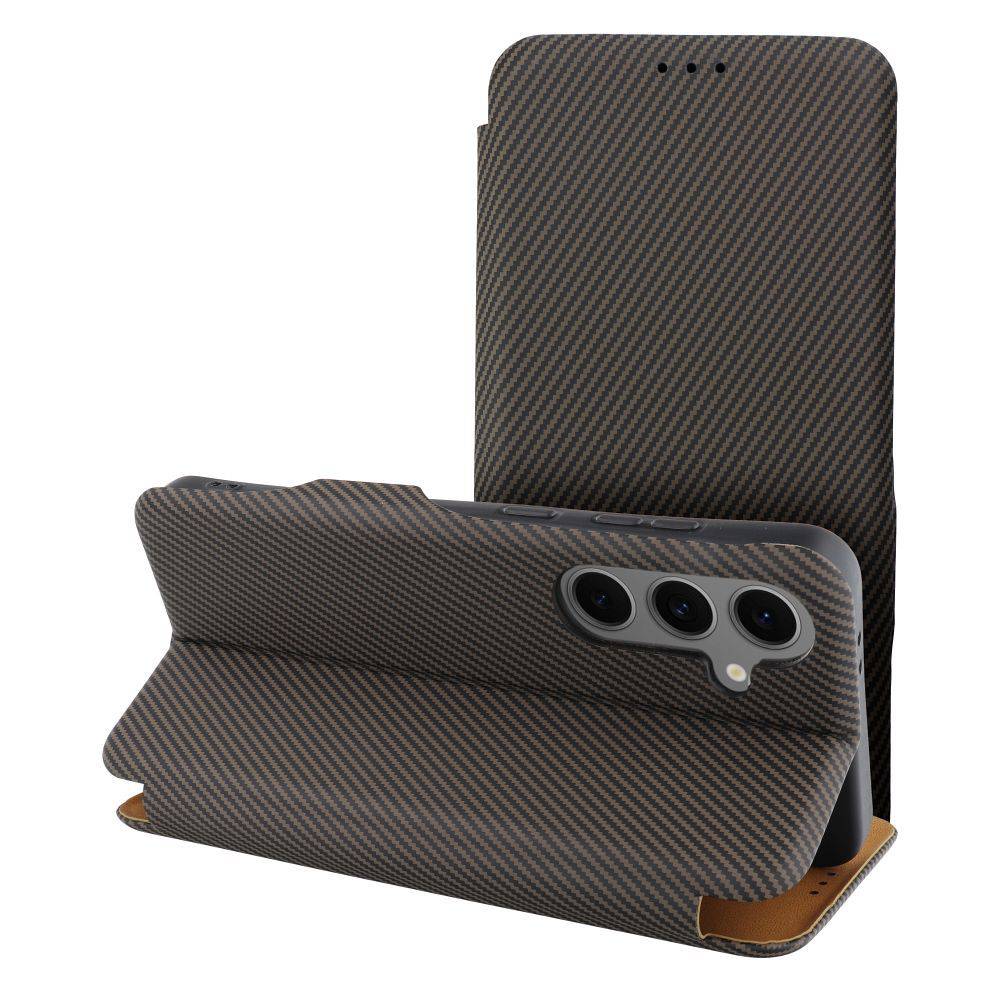 Etui Folio Side Magnet Do Xiaomi Redmi Note 14 5G Brązowy