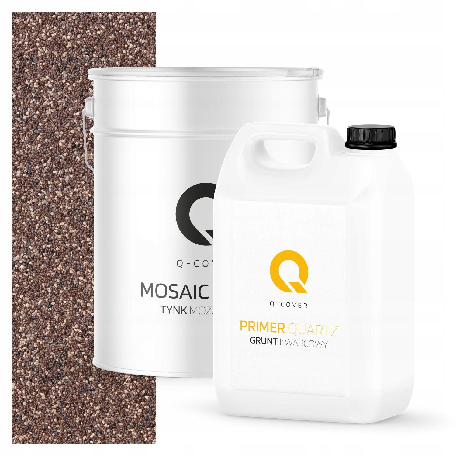 Mozaiková Dekorativní Omítka penetrační nátěr Sada 3.3m2 tmavě hnědá M71