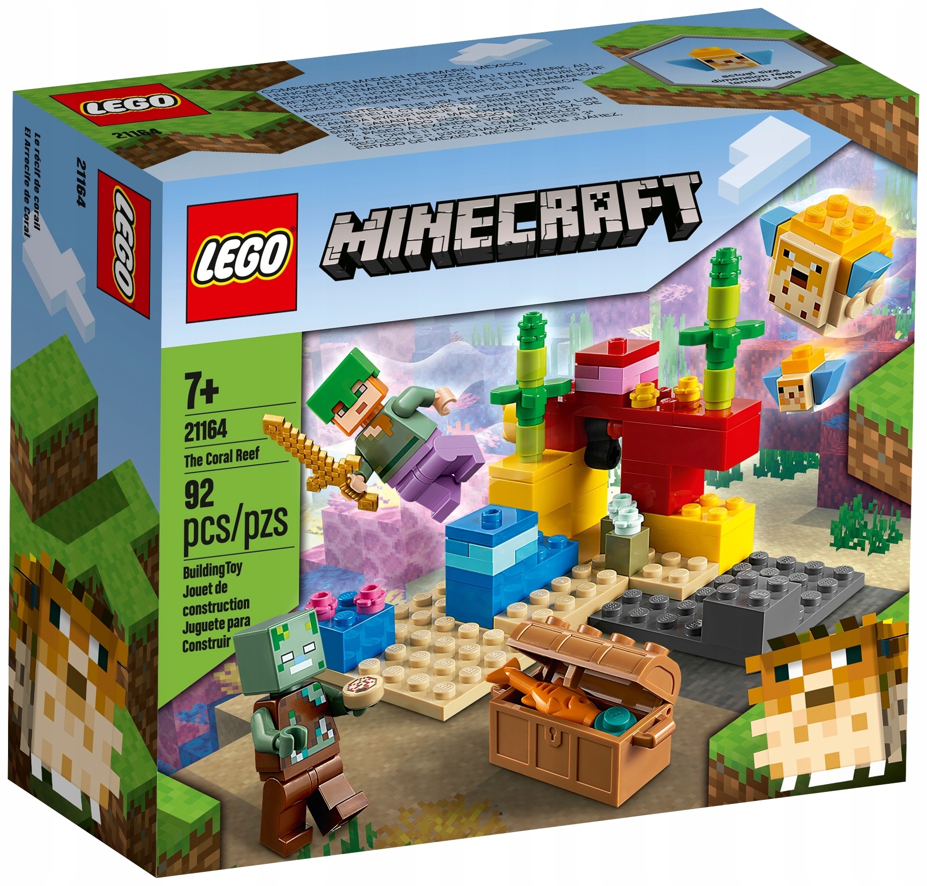 

Lego Minecraft Rafa Koralowa 21164