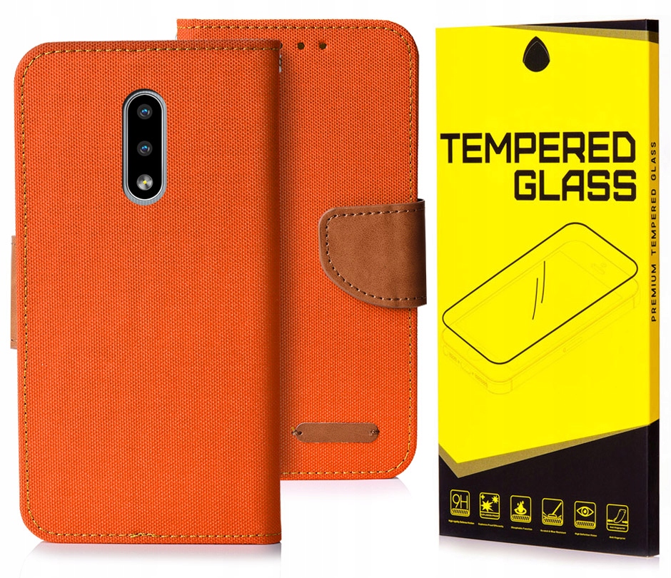 

Etui Portfel Canvas Do Nokia 2.3 Szkło 9H