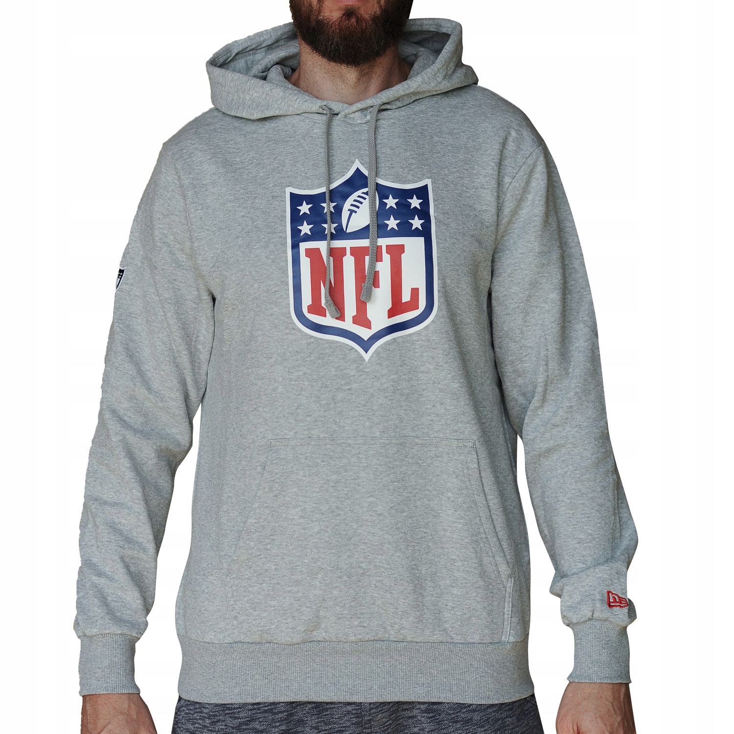 Pánská Pánská Mikina Bavlna New Era Nfl Generic Logo [XL], bavlněná šedá