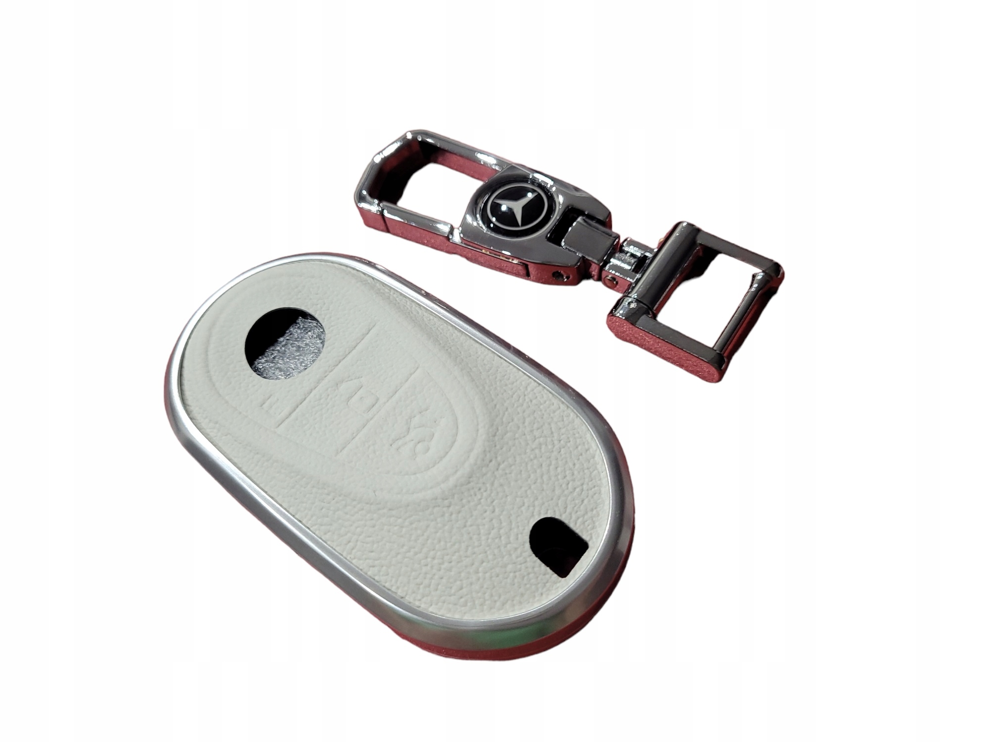 

Etui obudowa na kluczyk do Mercedes Biały