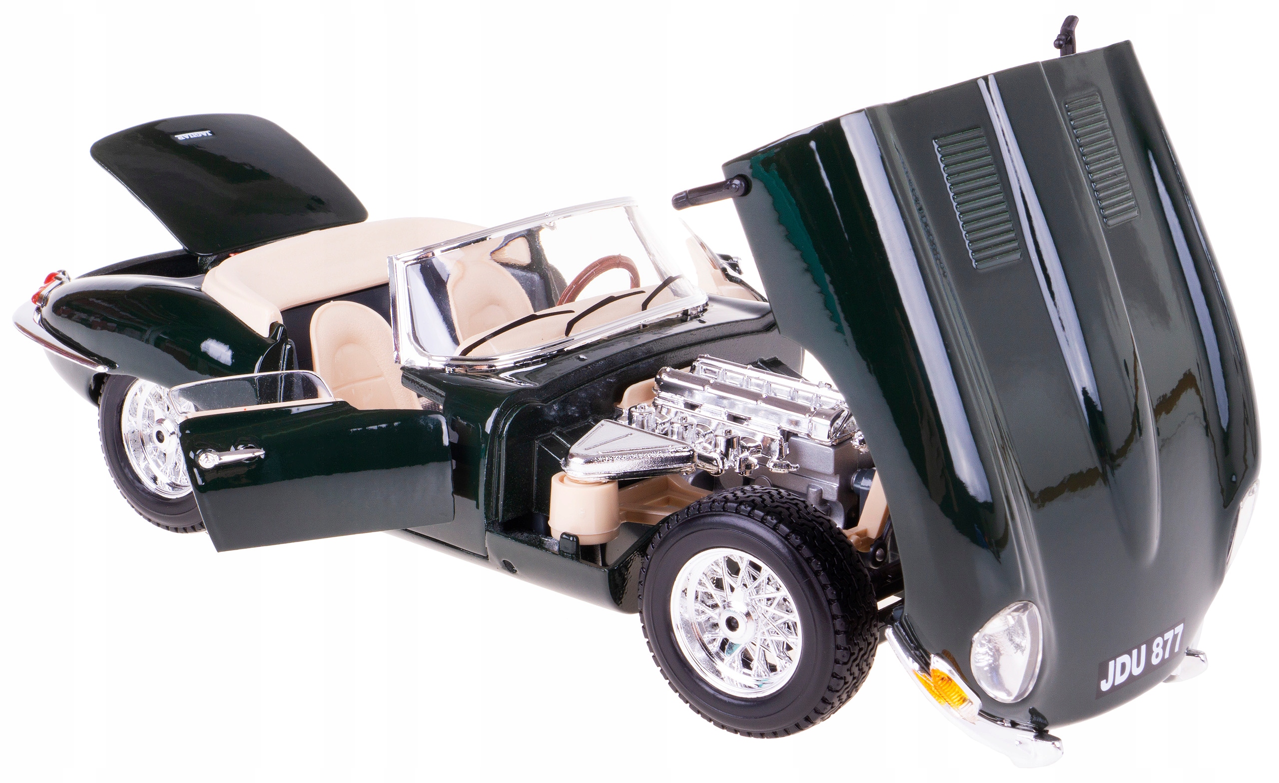 Jaguar E-type Cabriolet Model Metal Bburago 1:18