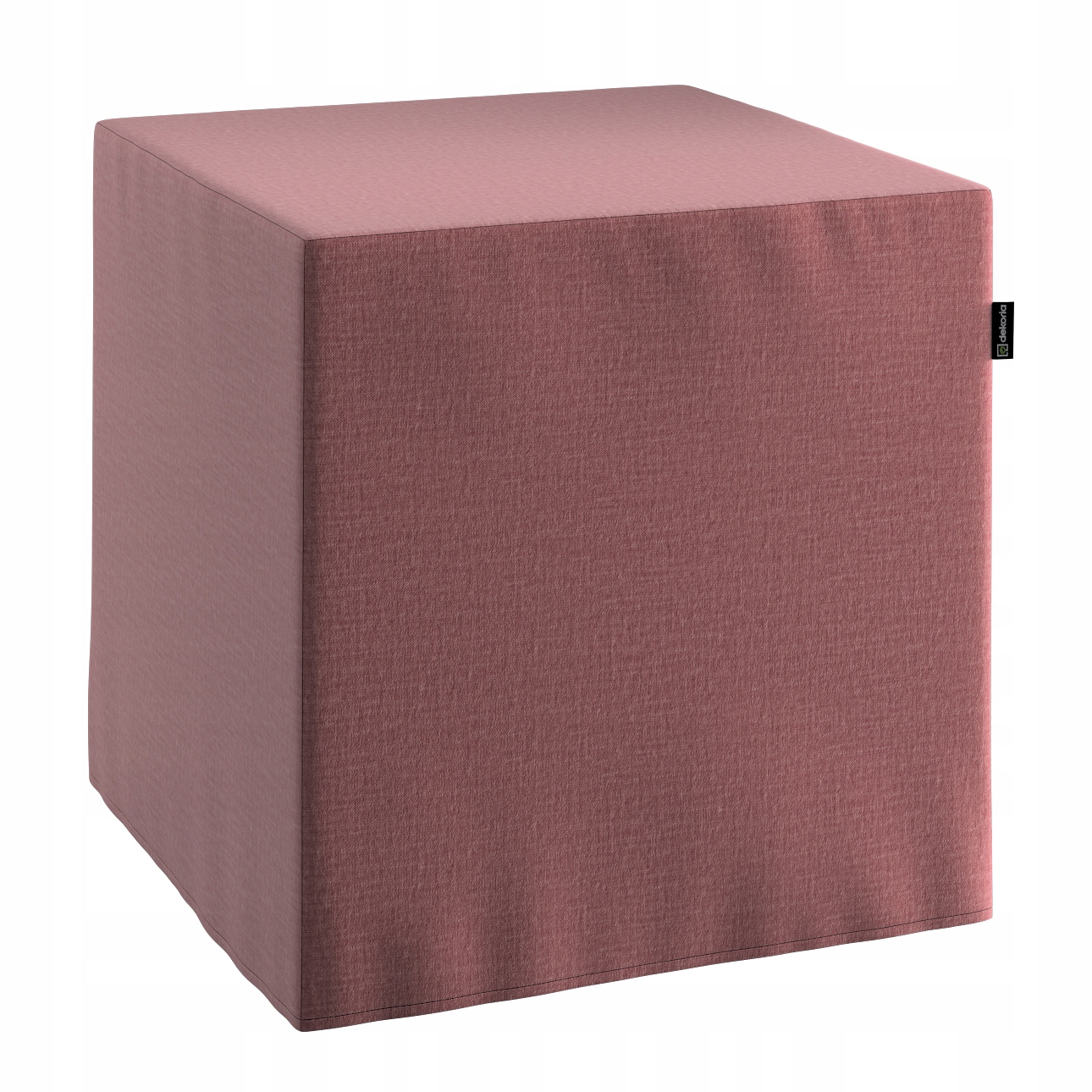 Dekoria Taburet kostka světlá švestka – samet