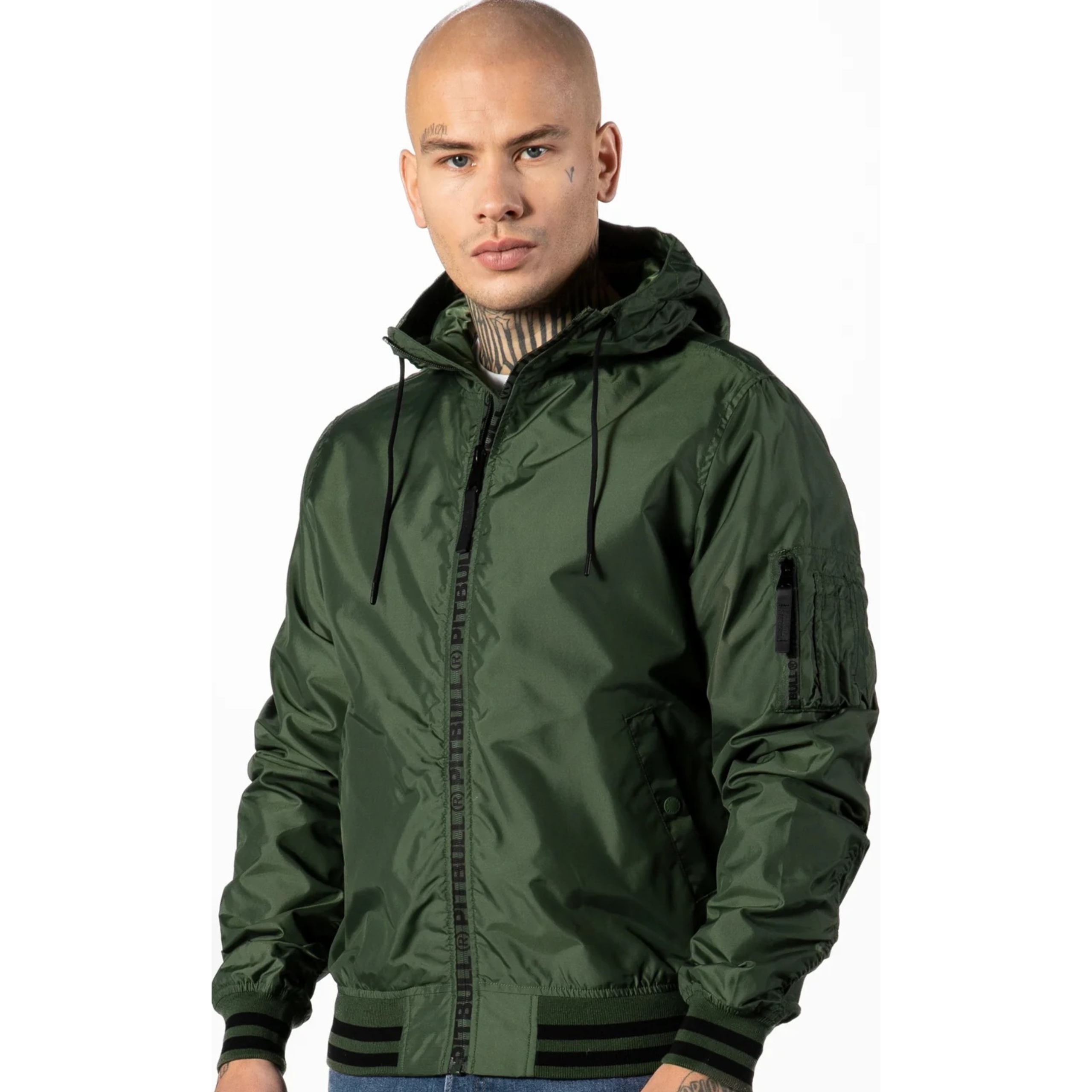 Męska Kurtka Przejściowa Bomberka Pitbull Kaptur L