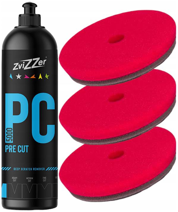 ZviZZer PC5000 750ml + 3x PADY ALL ROUNDER RED CUT