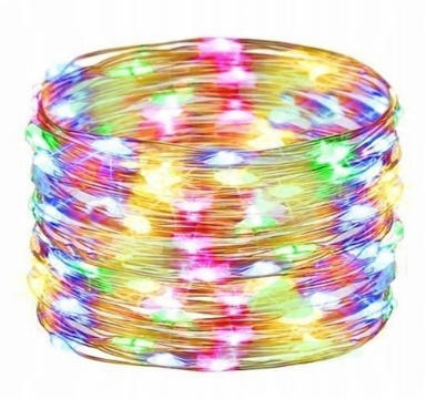

Lampki Druciki Mikro 100 Led Na Baterie Multikolor