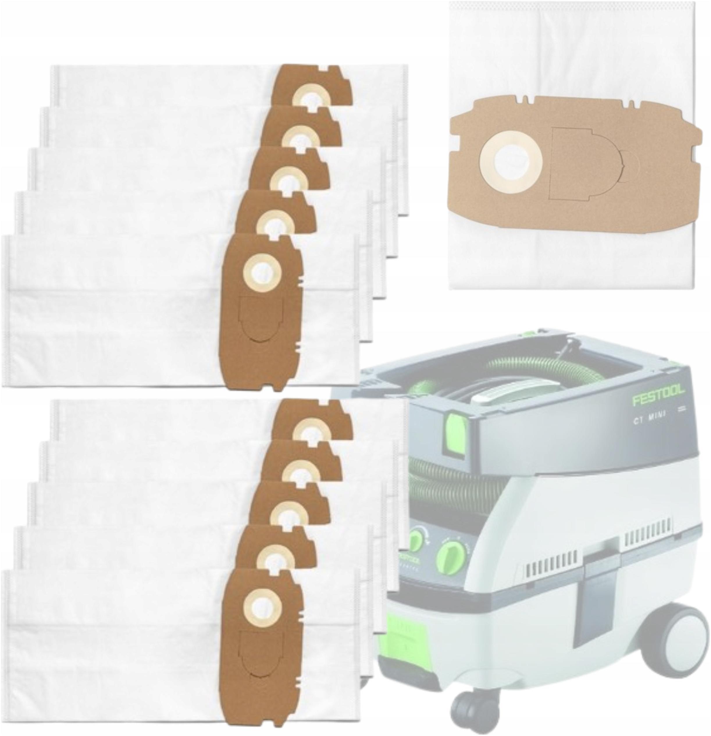 10x worek Worki do Festool Ct Ctl Mini MIDI Fis syntetyczny Festool: 498411