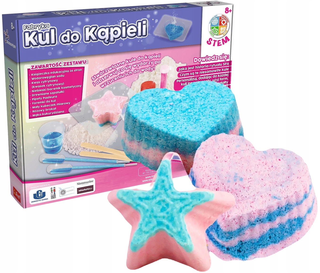 TREFL FABRYKA KUL DO KĄPIELI SCIENCE4YOU EKSPERYMENTY 61096