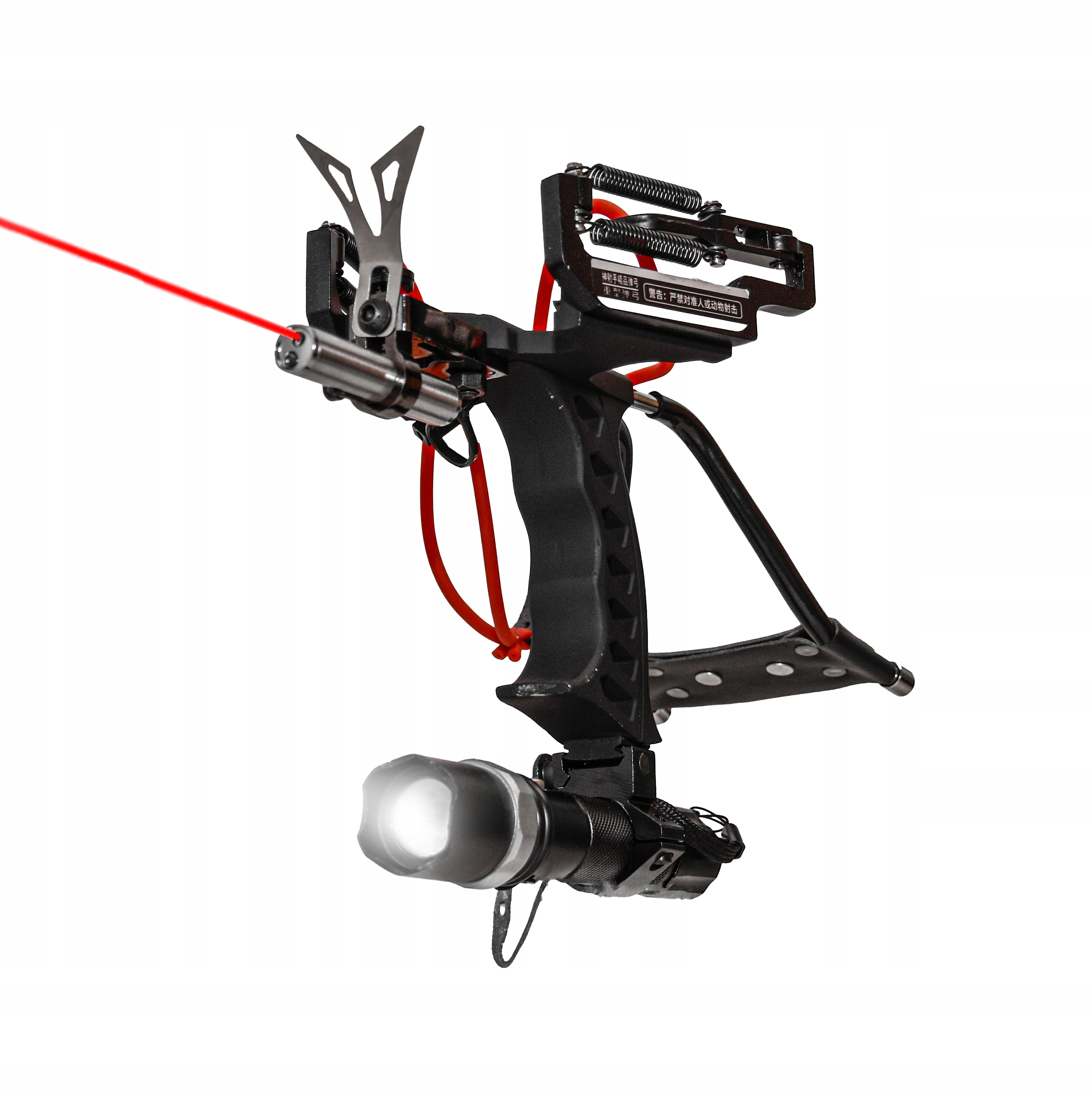 Prak S Svítilnou A Laserem Silný Dálkový Dosah Vystřelovače Na Šipky