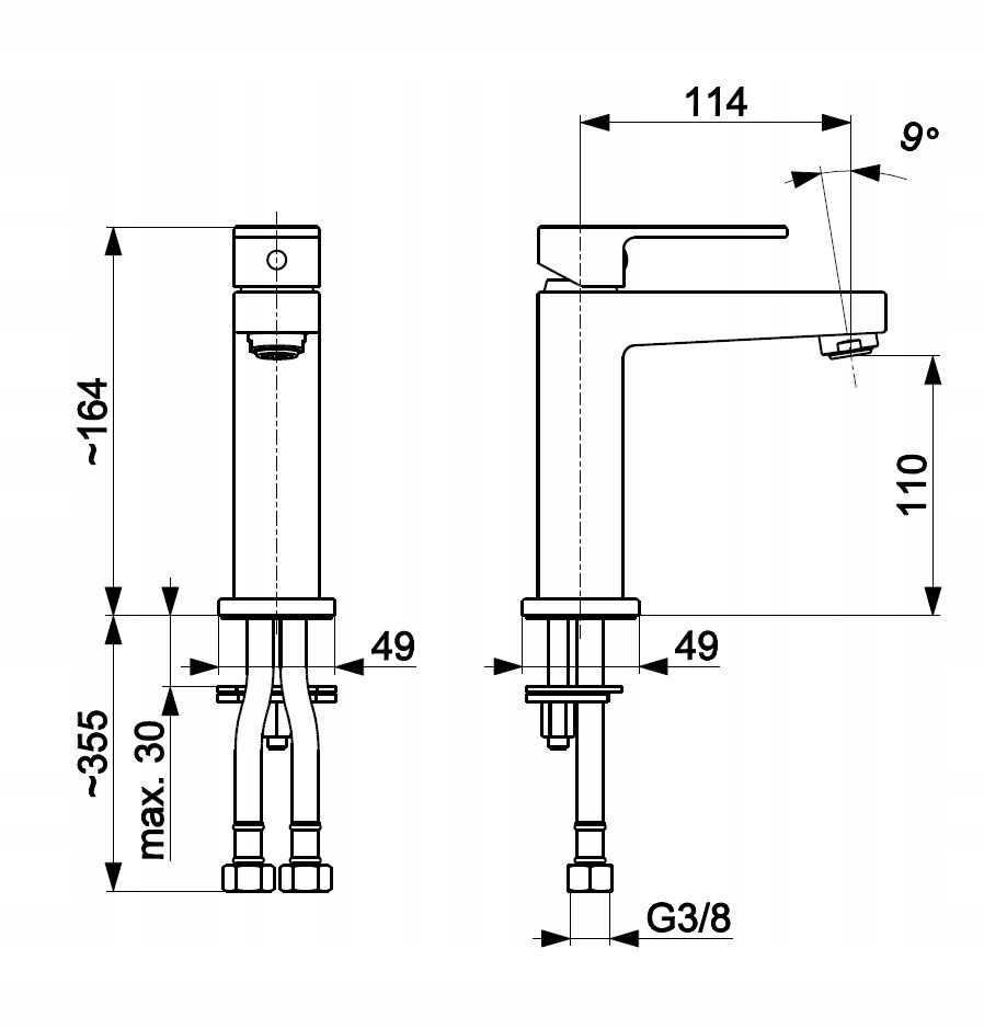 KFA BATERIA UMYWALKOWA LOGON BLACK Marka Kfa