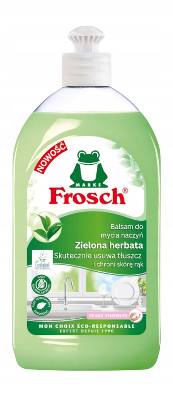 Levně 5 x Frosch Eko Zelený Čaj Balzám na mytí nádobí 500 ml