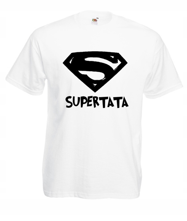 

S Koszulka Męska Dzień Ojca Super Tata Dla Taty