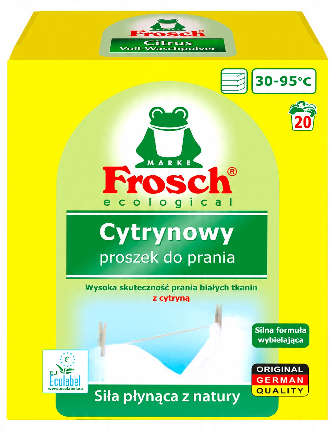

Frosch Eko Proszek do prania tkanin białych 1,35kg