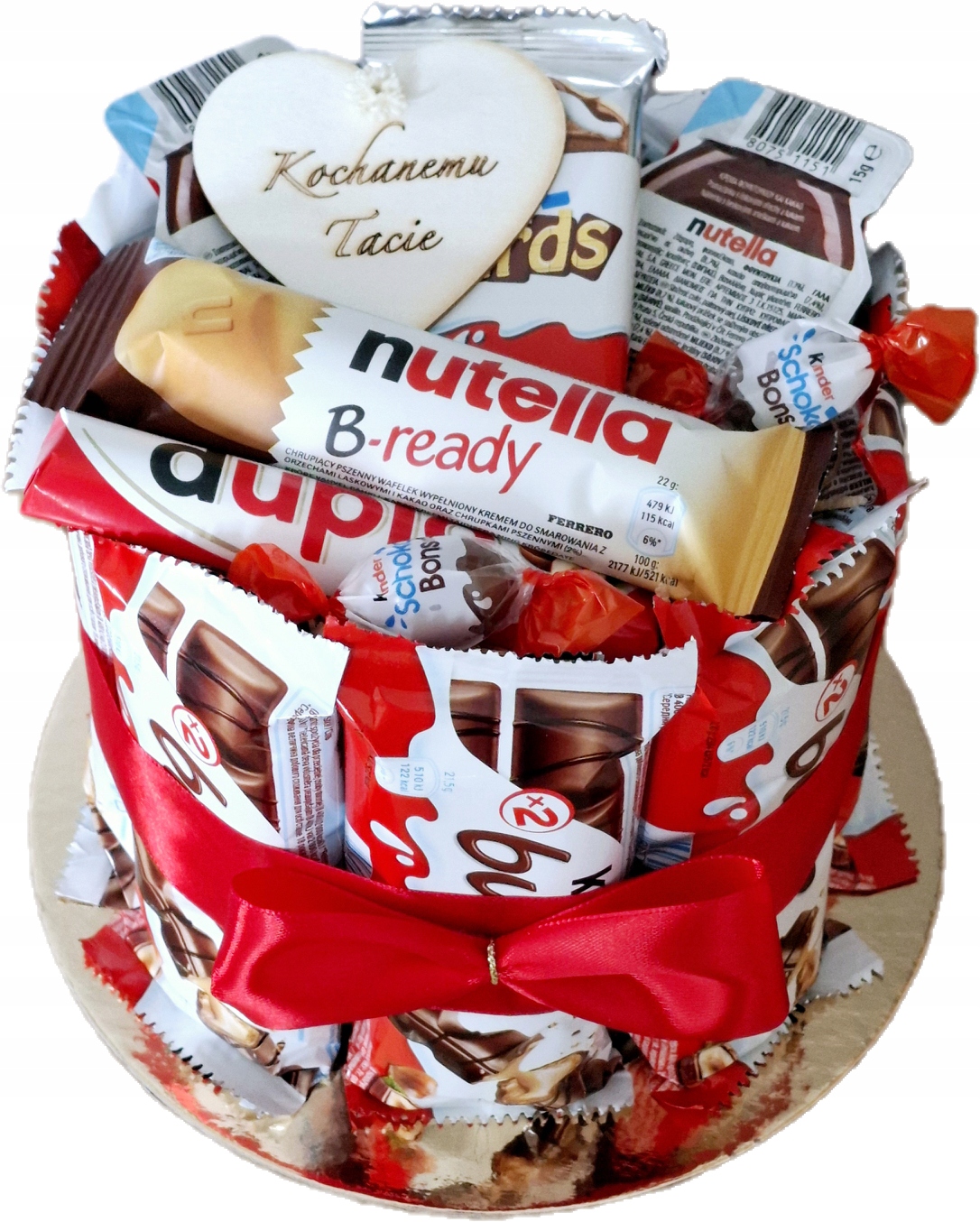 Tort Kinder Bueno Zestaw Słodyczy Box Urodziny Imieniny inne Okazje