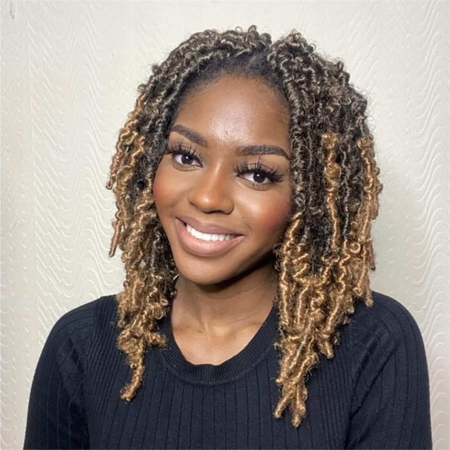 8 Ks Umělé Loki Vlasy 30 cm Připínací