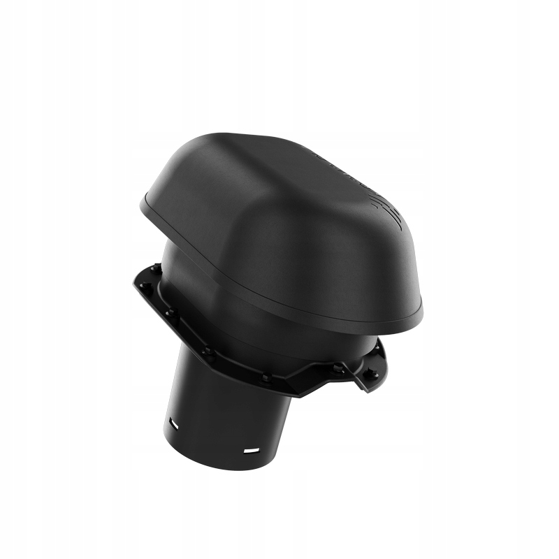 Větrací komín fi150 Trapez T18 Černý 9005