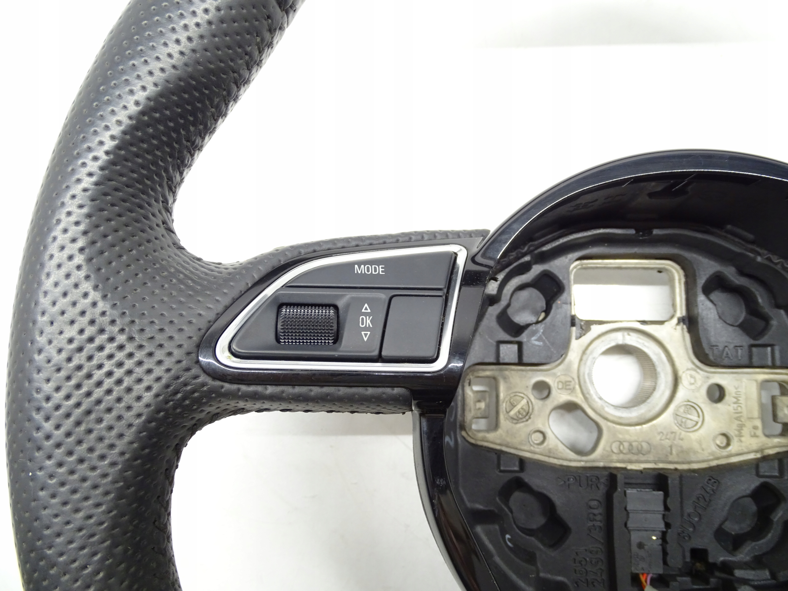 steering wheel, PIKOWANA leather MULTI MULTIFUNKCJA with shifting AUDI Q7 4L 4L0419689A
