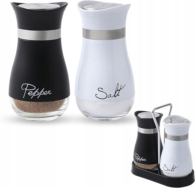 SOLNICZKA I PIEPRZNICZKA ZESTAW ZE STOJAKIEM