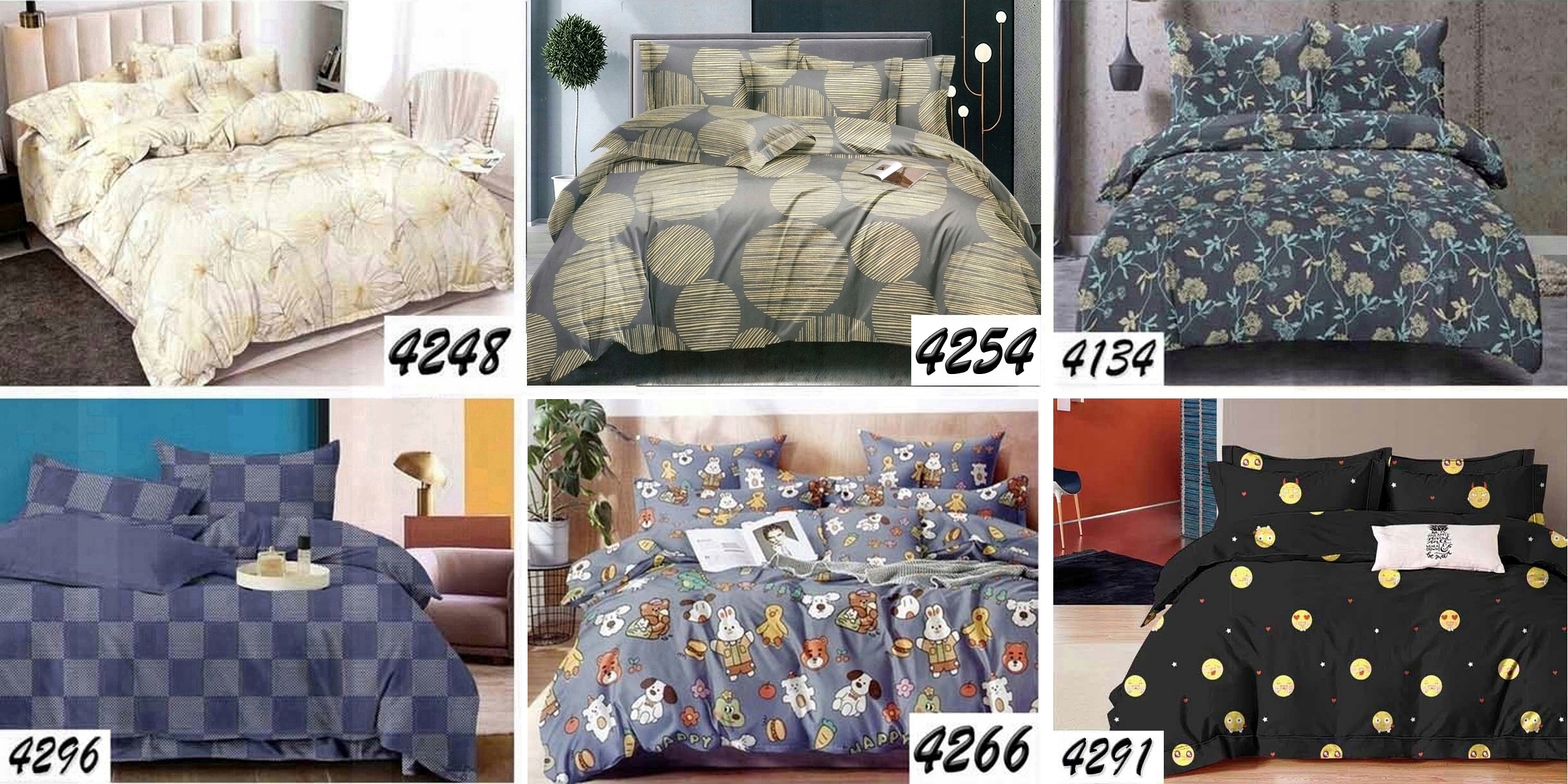 POŚCIEL KOMPLET SYPIALNIA 160x200 BAWEŁNA SATYNOWA 2X POSZEWSKI 70x80 WZORY Długość poszewki na kołdrę 200 cm