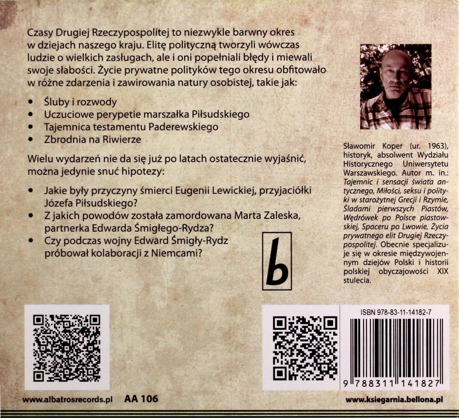 ŻYCIE PRYWATNE ELIT DRUGIEJ RZECZYPOSPOLITEJ - SŁAWOMIR KOPER [AUDIOBOOK] Stan opakowania oryginalne