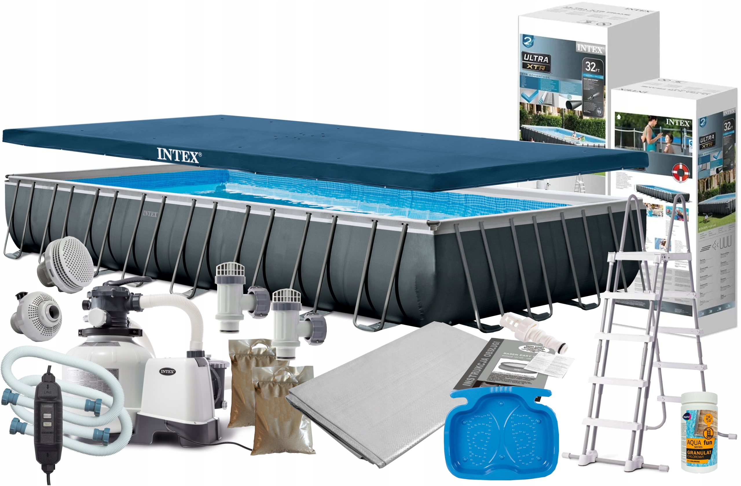

Basen Ogrodowy Intex 26374GN 12w1 975x488x132cm