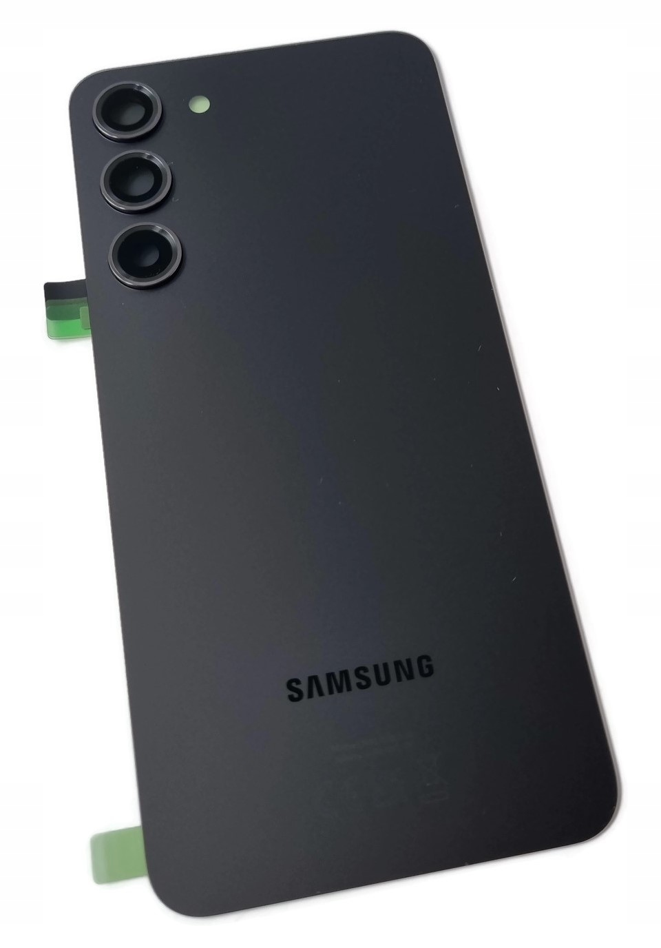 Org Klapka Originální zadní zadní kryt pro Samsung Galaxy S23+ Plus (SM-S916) černá