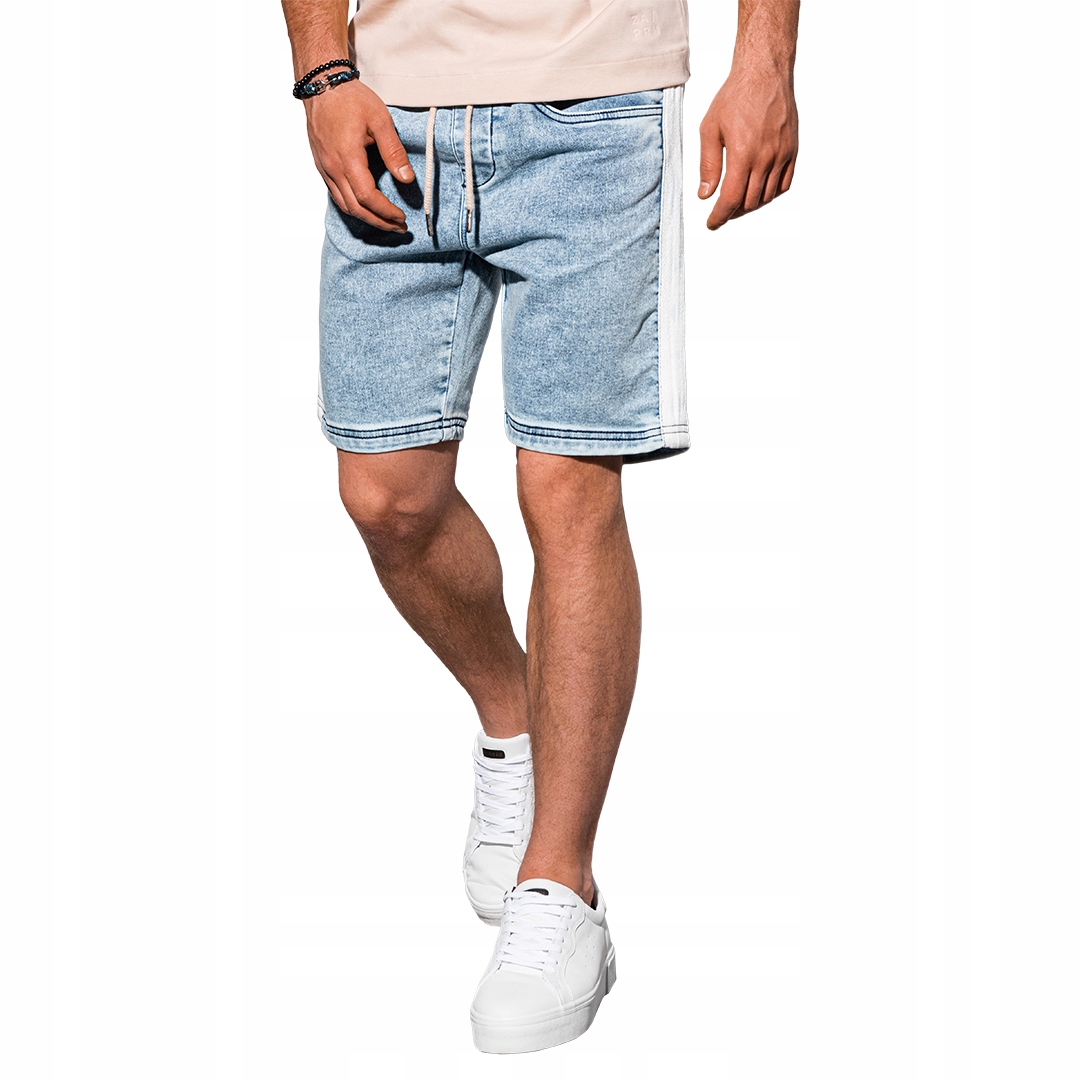 

Krótkie spodenki męskie jeansowe W221 j. jeans M