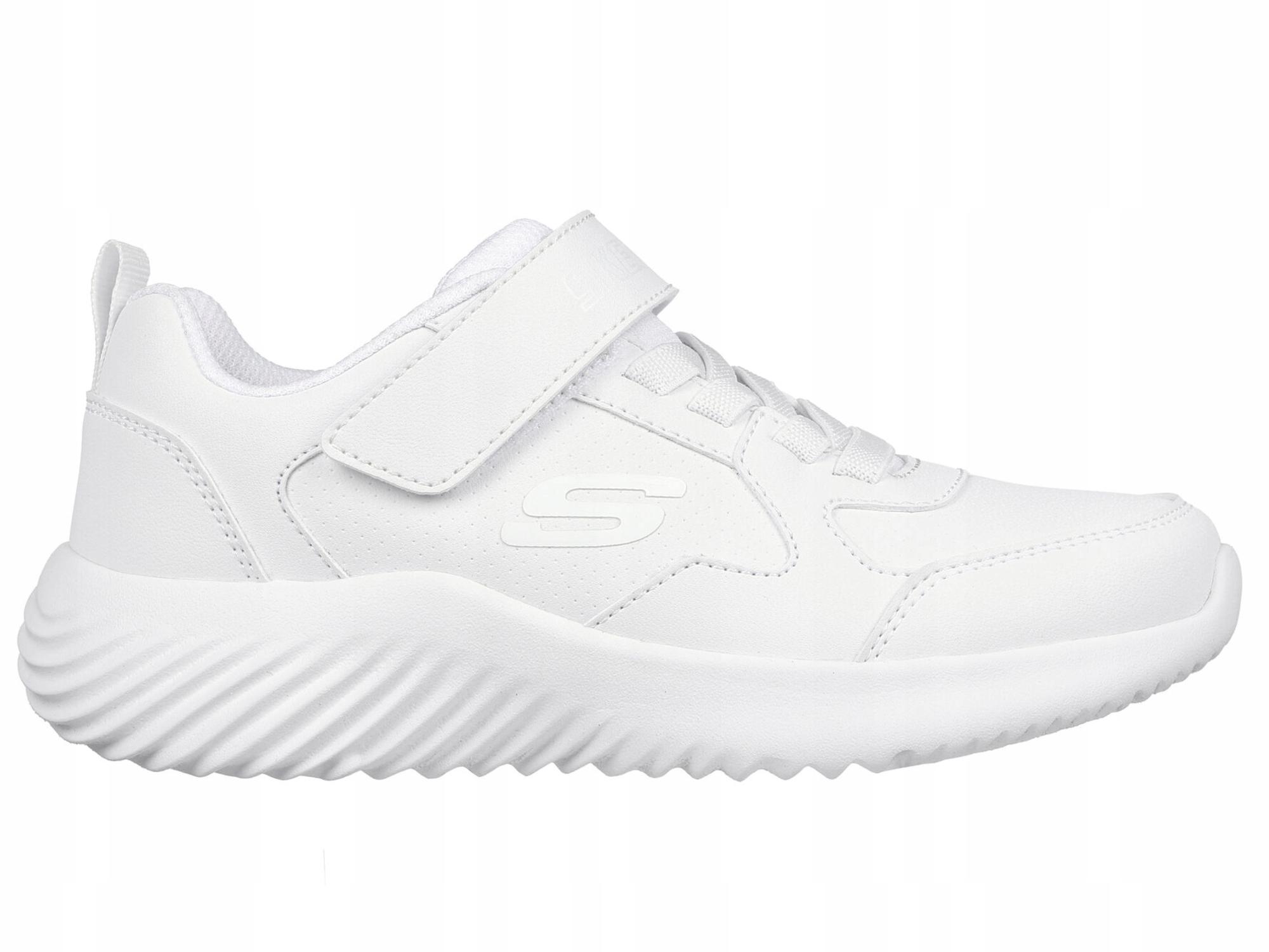 Buty dziecięce Skechers sportowe 405626L-WHT białe podeszwy całe białe 28