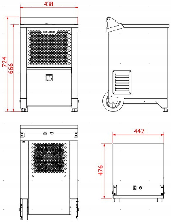 IGLOO OP50 - OSUSZACZ POWIETRZA Filtry wstępny