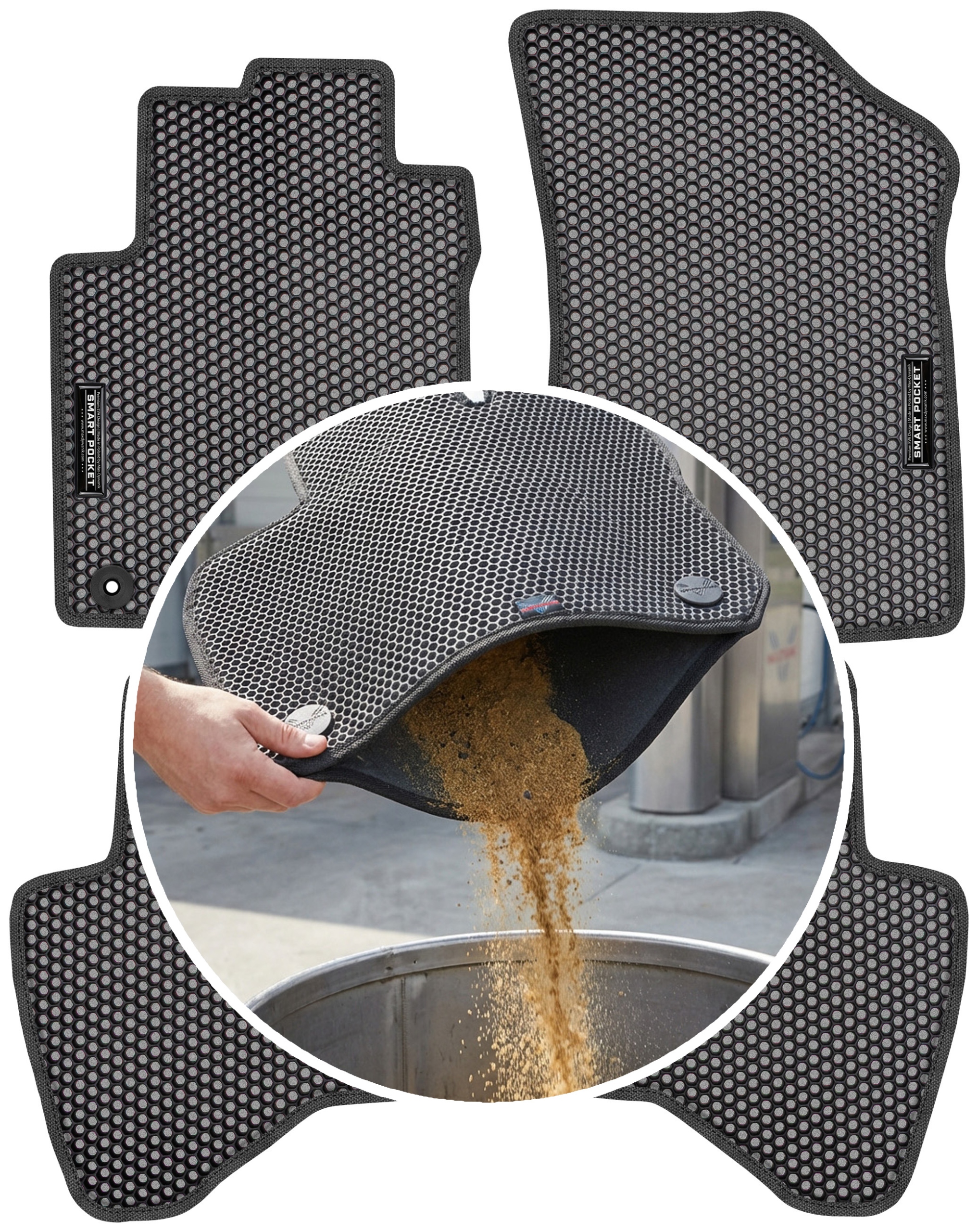 Citroen C1 I 2009-2014 Koberce Eva Smart Pocket