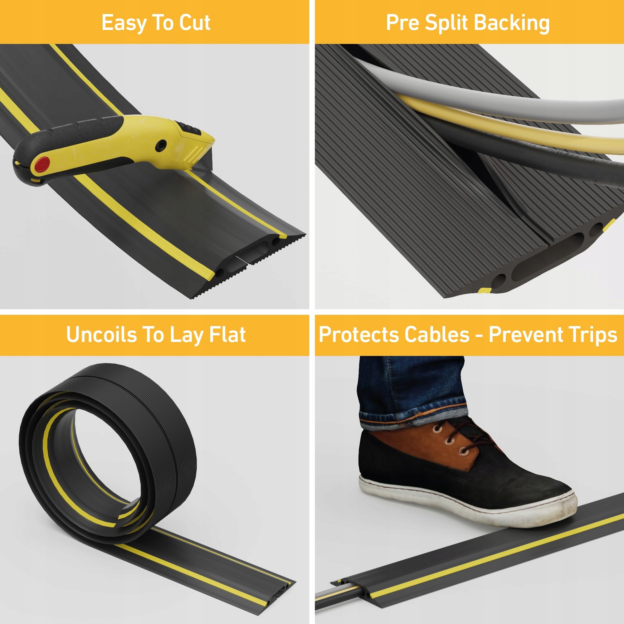 D-Line Osłona na kable podłogowa, możliwość Marka D-Line